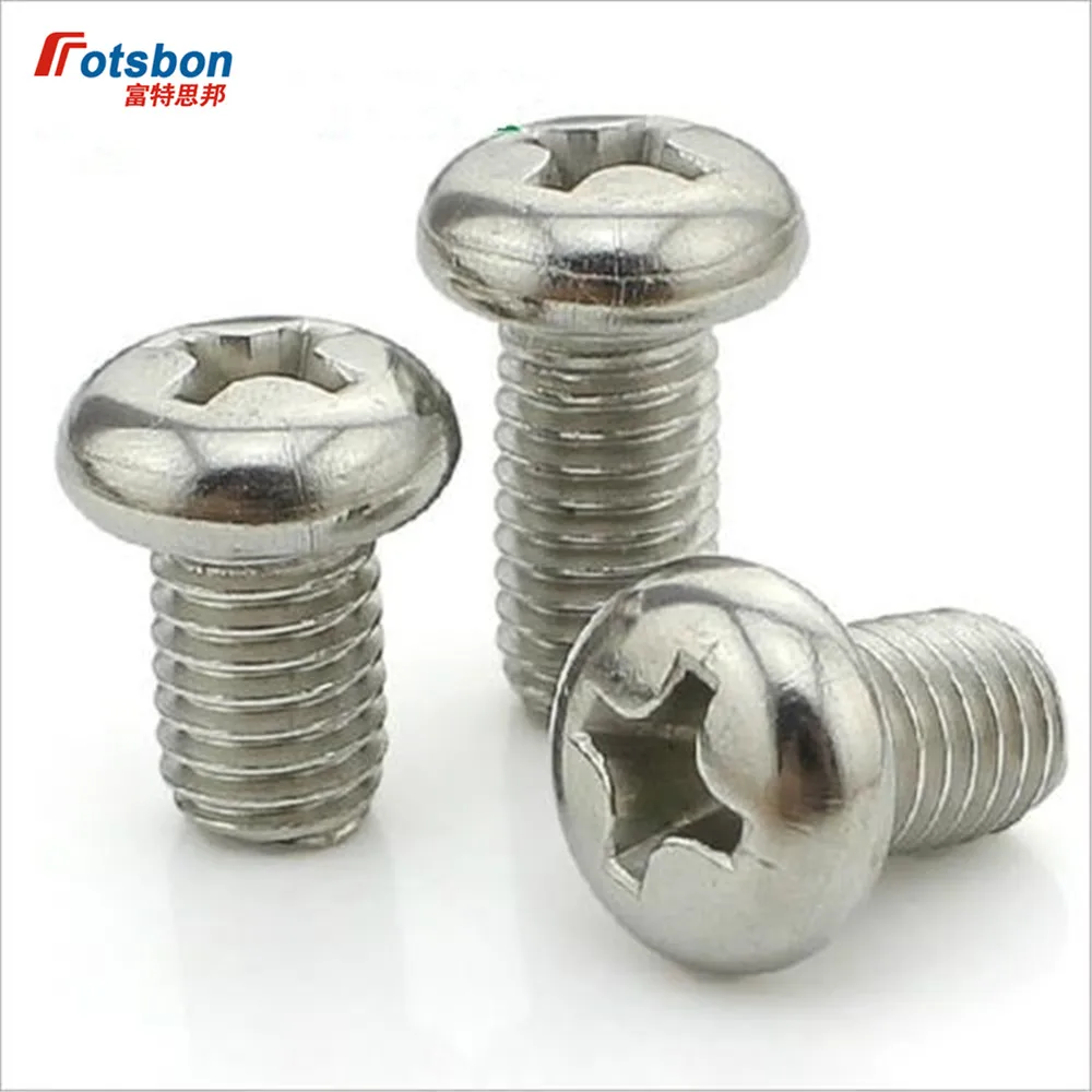 M6 крестообразные утопленные винты с приподнятым прилавком плоским хвостом Phillip