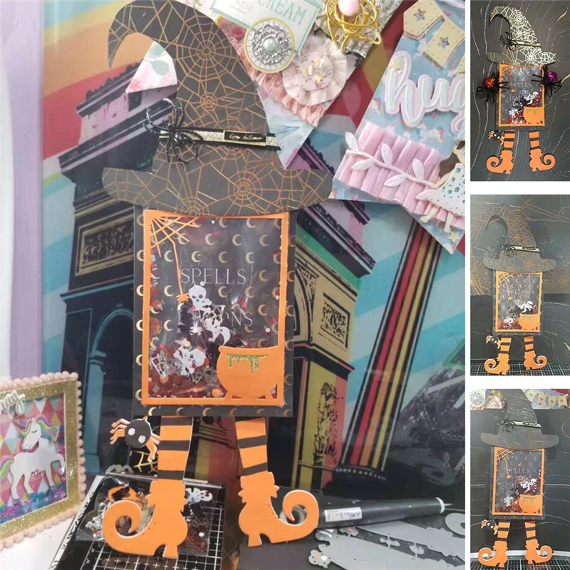 Kokorosa Хэллоуин штампы рамка металлические для изготовления карт Скрапбукинг