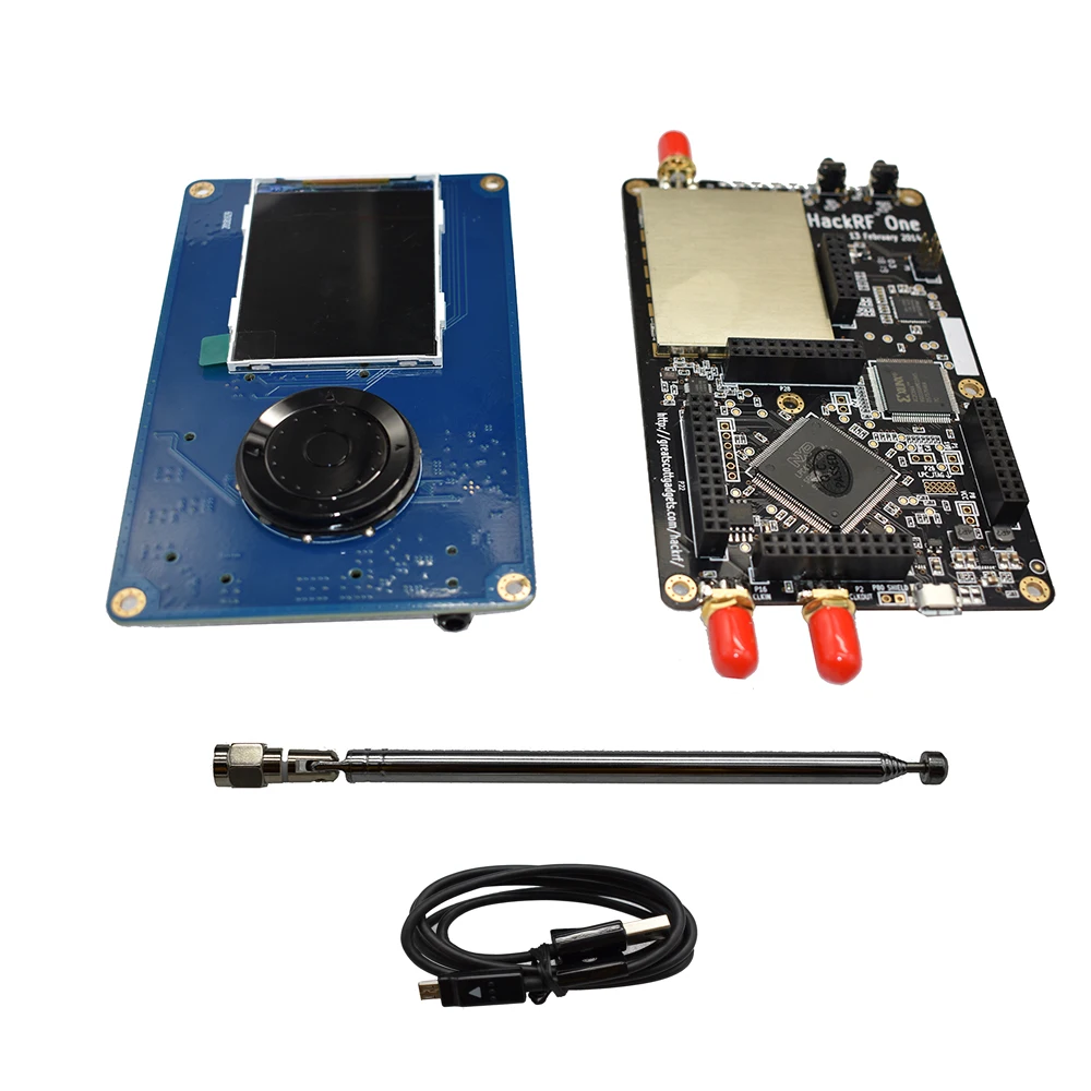 Lusya PortaPack консоли 0.5ppm TXCO со встроенной антенной для HackRF один 1 МГц 6 ГГц SDR приемник