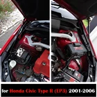 Демпфер Переднего Капота для Honda Civic Type R (EP3) 2001-2006, модификация углеродного волокна, газовые стойки, амортизаторы