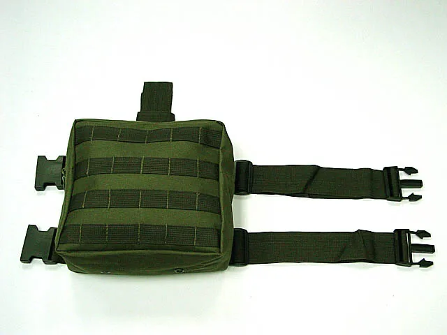 Тактические Milirary Molle Drop Leg панель Утилита поясная сумка несущая сумка - Цвет: Olive Drab