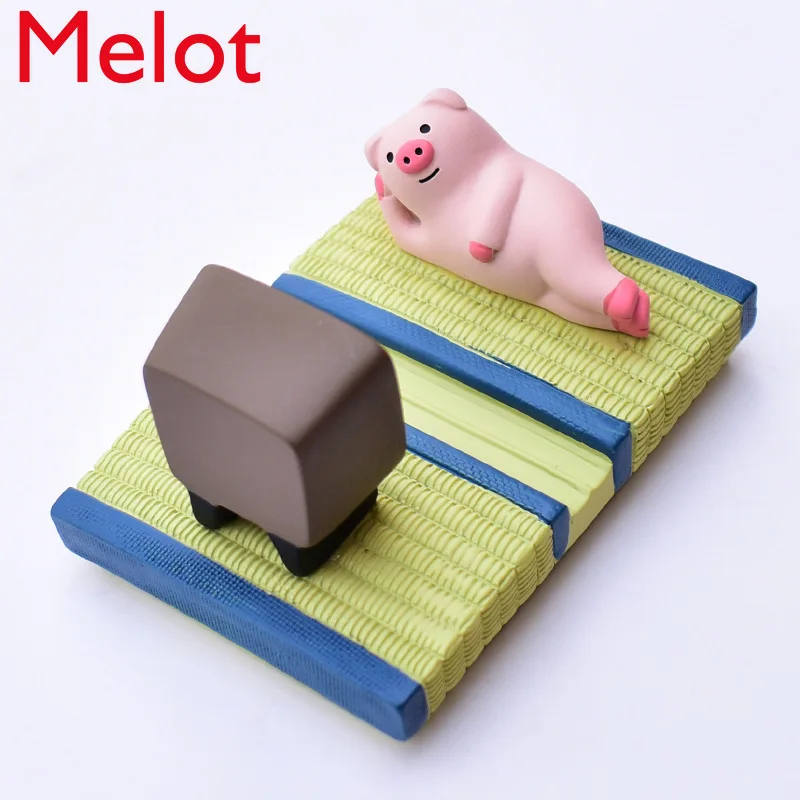 

Подарок Ins же рабочий стол украшения свинья часы с изображением свинки ТВ с вами мобильный телефон кронштейн подарок девушке Симпатичные до...