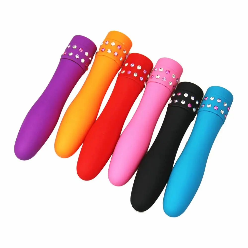 Candiway силиконовая мини-пуля алмазное украшение вибратор вагинальный G-spot