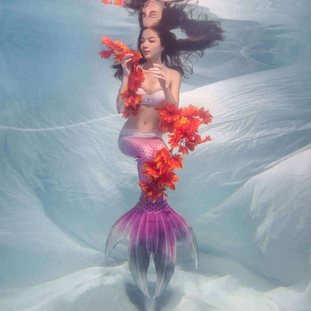 Купальный костюм с хвостом русалки для взрослых аксессуары плавания женский