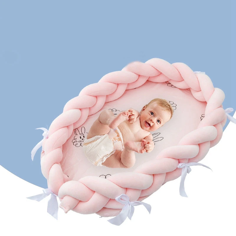 Детское гнездо с принтом хлопок бионическая кровать детская кроватка завязанный