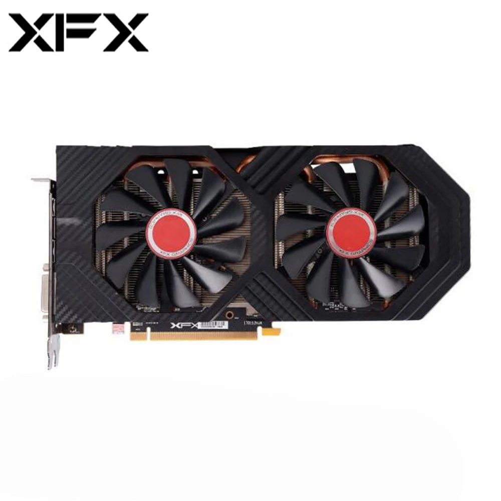 Видеокарты XFX Radeon RX580 4 ГБ DDR5 AMD графическая карта GPU RX 580 Гб игровая видеокарта для