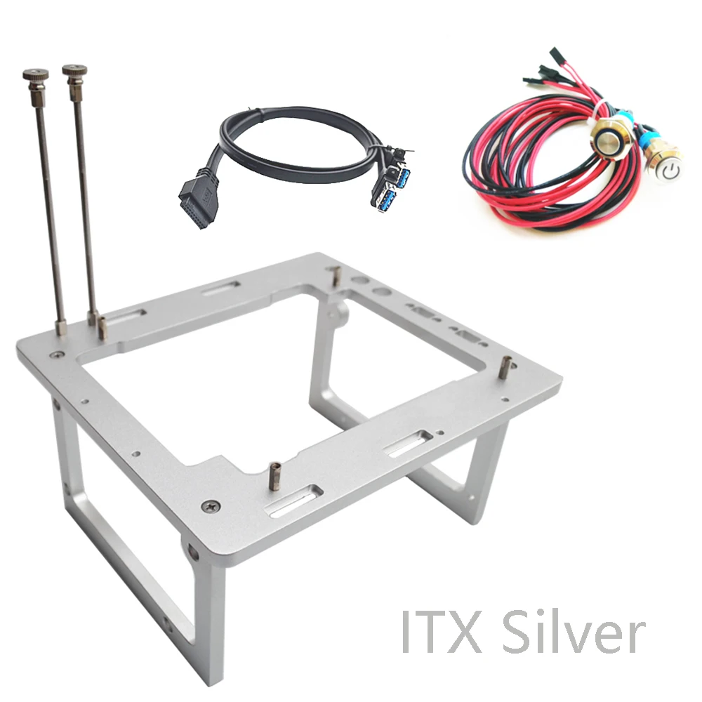 Скамья для тестирования ПК A4 Mini ITX MATX ATX открытая рама чехол с вентилятором