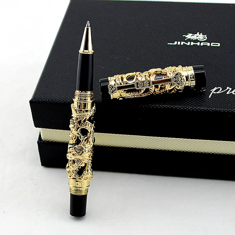 Шариковая ручка Jinhao Dragon с плавными чернилами современная для письма подарочная