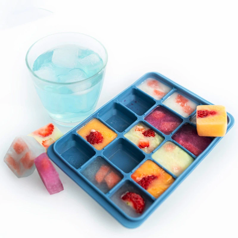 

Ice Cube Maker Mould Easy-Release Magnum Silicone Mold Ice Cube Tray Silicones Forms For Ice Silicone Glacon Molds DIY