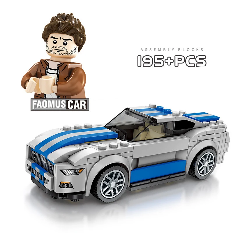 2021 новая модель 185 шт. гоночная строительство кирпич высокотехнологичные