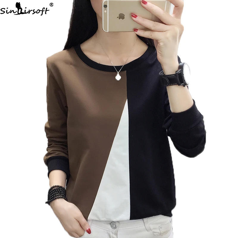 Новая Осенняя клетчатая футболка с геометрическим рисунком подходящая по цвету