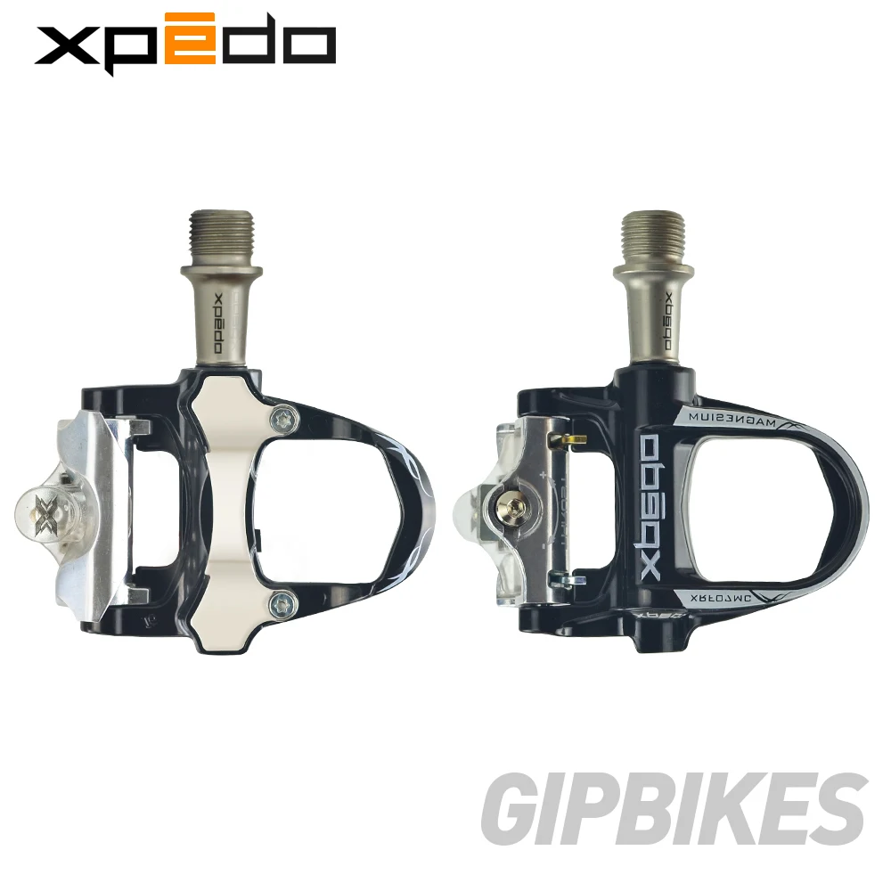 Wellgo Xpedo XRF07MC 235 г магниевый дорожный велосипед из сплава бесклипсовая педаль с 2 парами keo совместимые бутсы самофиксирующаяся педаль - Цвет: Black