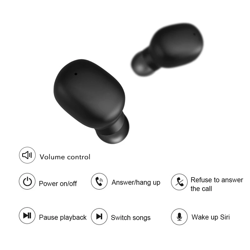 PK GT1 Smart touch contol wrieless наушники Bluetooth 5,0 8D стерео гарнитура микрофон спортивные наушники коробка водонепроницаемый с внешним аккумулятором