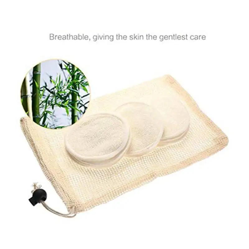 12 шт./компл. женские косметические салфетки из бамбукового волокна | Красота и