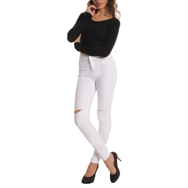 

2020 New Arrival Fashion Hot Women Denim Skinny Pants High Waist Jeans Slim Pencil Ladies Casual Jeans