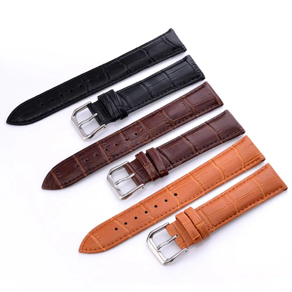 

High Quality Leather Band For Samsung Galaxy Watch 3 41mm 45mm 14/16/18/20/22mm 42mm 46mm For Huawei Watch GT 2E Buckle Bracelet