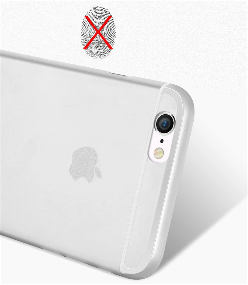 Ультратонкий матовый прозрачный чехол для телефона s для iPhone 6 6S 7 8 Plus XR X XS 11 Pro Max чехол Роскошный 0,3 мм чехол для телефона