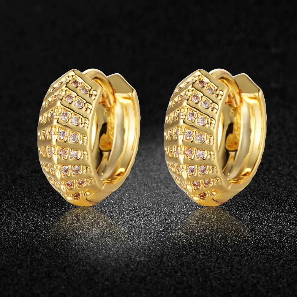 

Beautiful Unique Shining Cubic Zirconia CZ Pave Clip On Earring for Women Dainty Jewelry Earrings High Quality Dropshipping