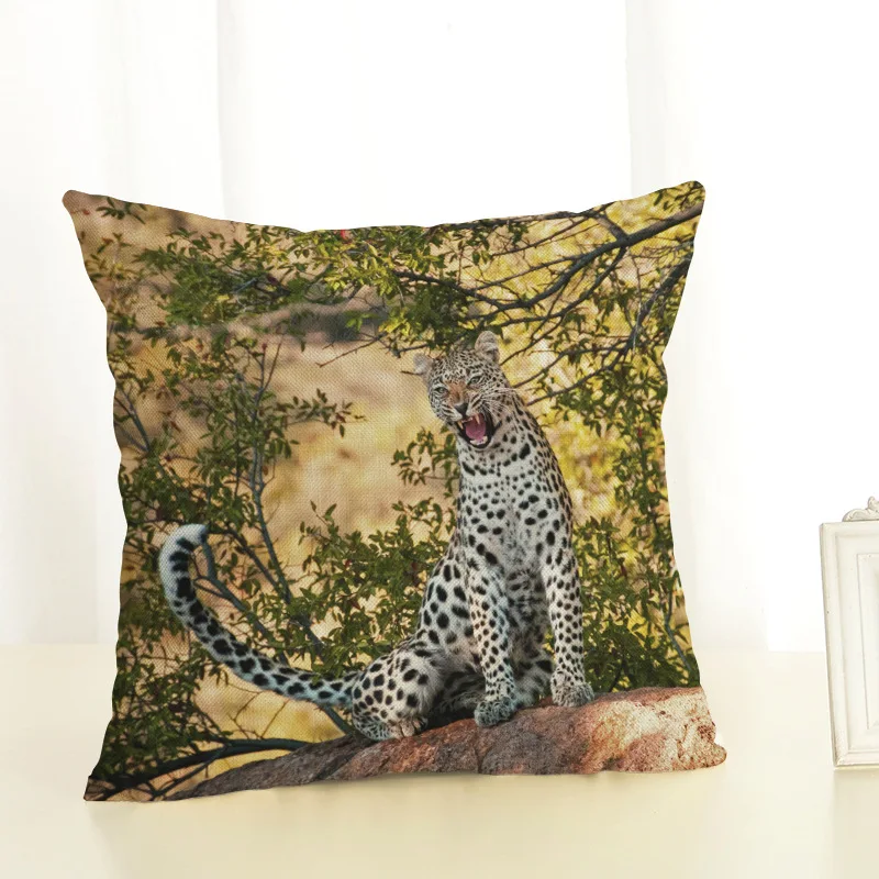 Скандинавские африканские 3D леопардовые Чехлы для подушек Детские Декоративные