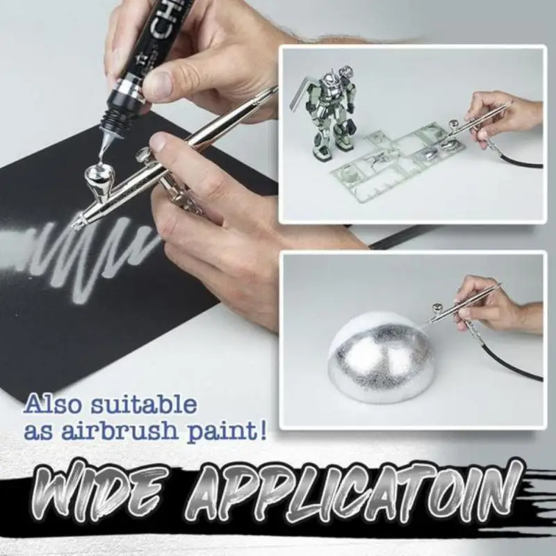 1pc Metallic Marker Pens Silver Paint Pen Mirror Reflection Sign Tire DIY Marking Drawing Supplies wholesale | Дом и сад