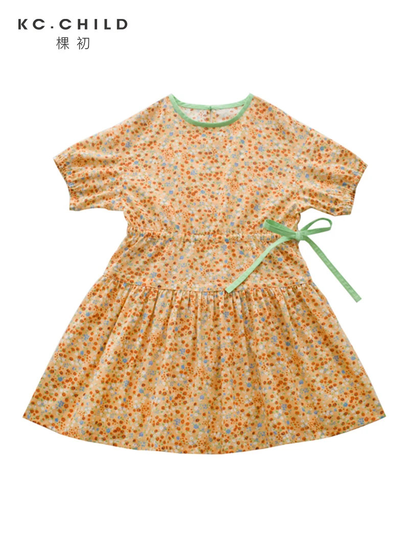 KC.Child коллекция 2020 года платье для девочки из хлопка в французском стиле с