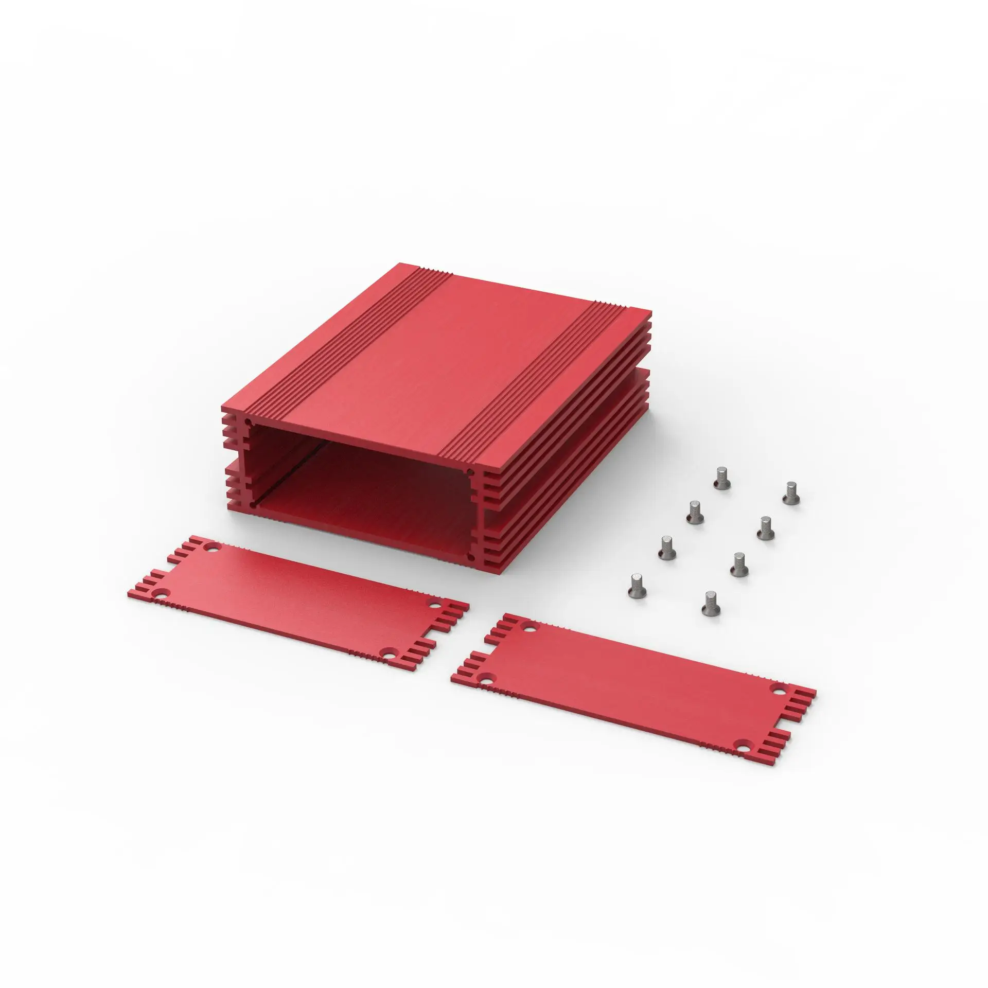 Корпус Yonggu J25 90W35H115L мм PCB небольшой Электрический корпус алюминиевый