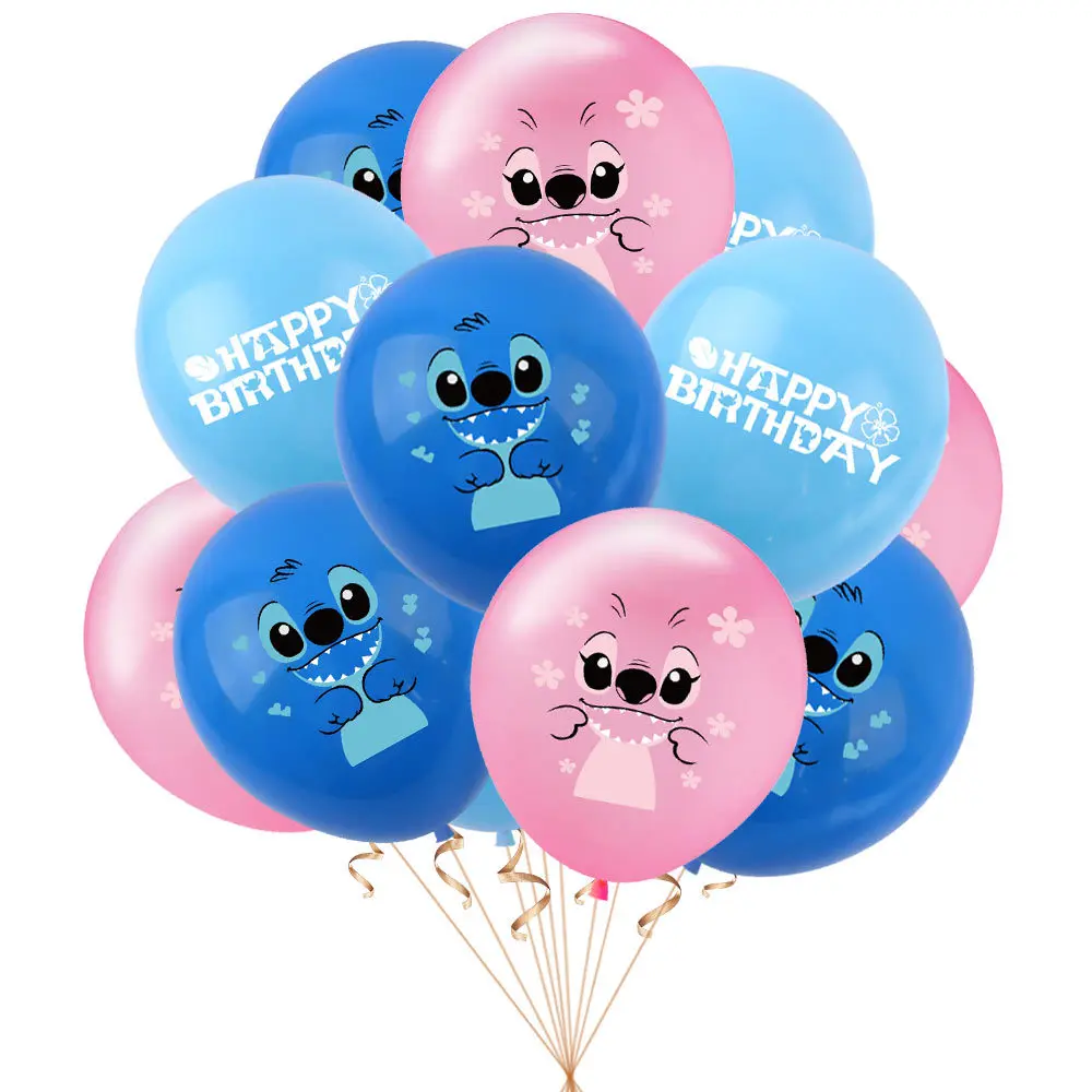 Латексные воздушные шары Лило и Стич для детского дня рождения 12 дюймов 10 шт.