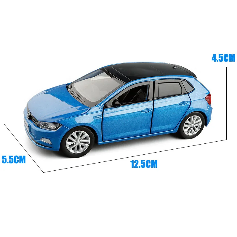 1:32 VW POLO Alloy Car Model Diecasts &amp Toy Vehicles Metal Simulation Miniature Scale Childrens Toys Gift |