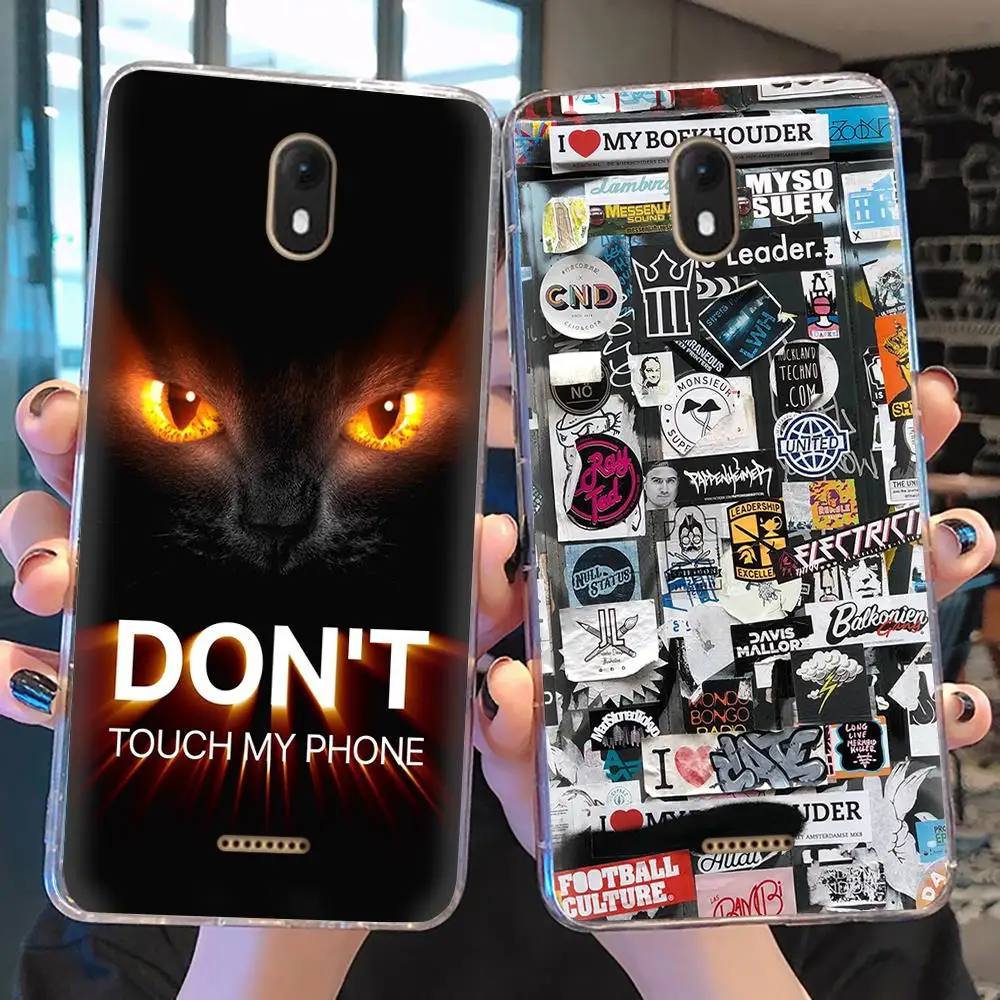 Новое поступление прочная задняя крышка для Wiko View Go Противоударная тонкая женщин