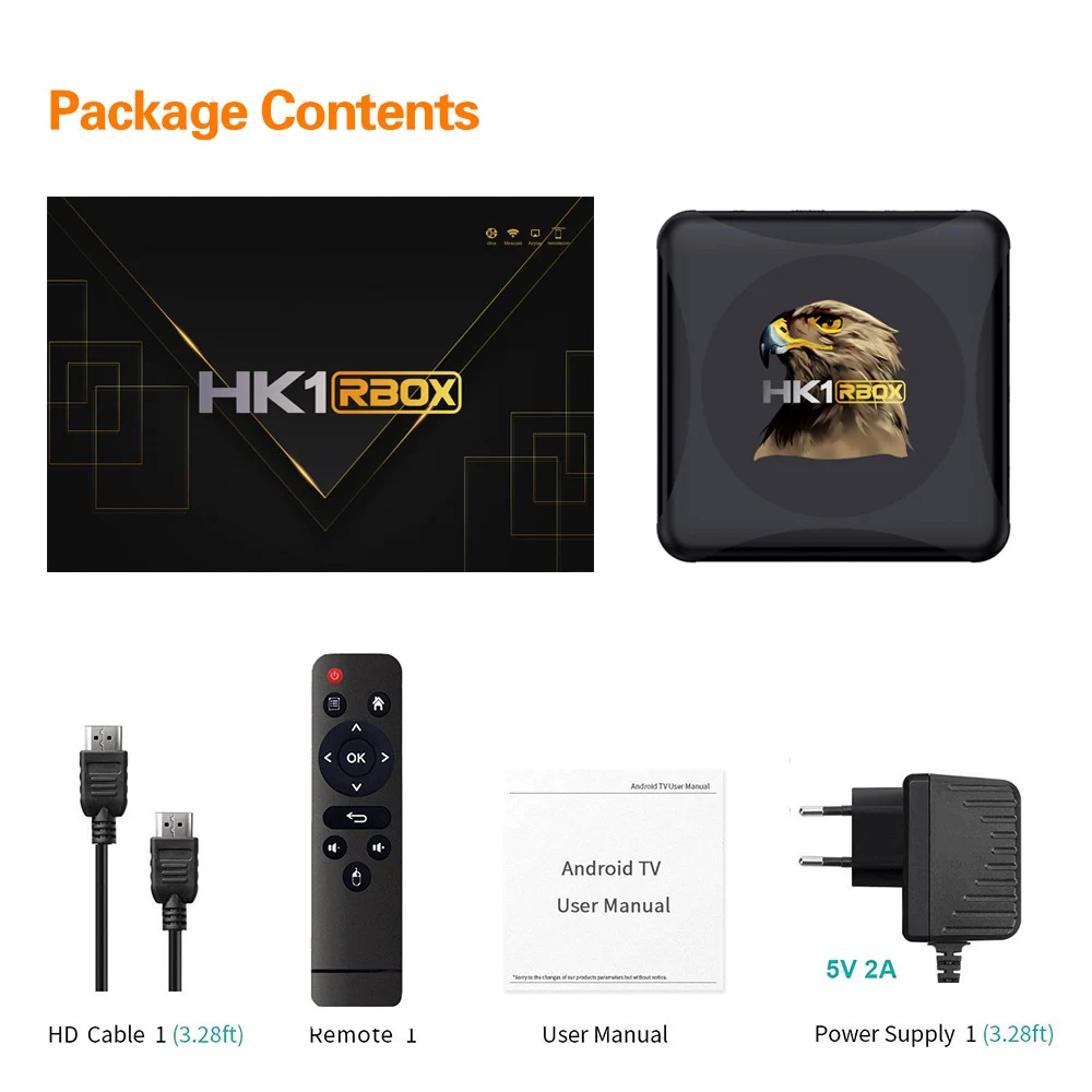 HK1 RBOX R1 mini Smart TV Box Android 10 Rockchip RK3318 4G 64GB Support 1080p 4K Media Player Set Top Box
