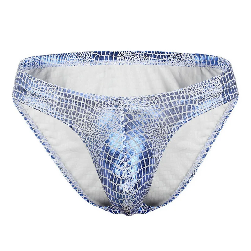 2020 мужские сексуальные яркие змеиная кожа дикие с низкой талией для мужчин гей