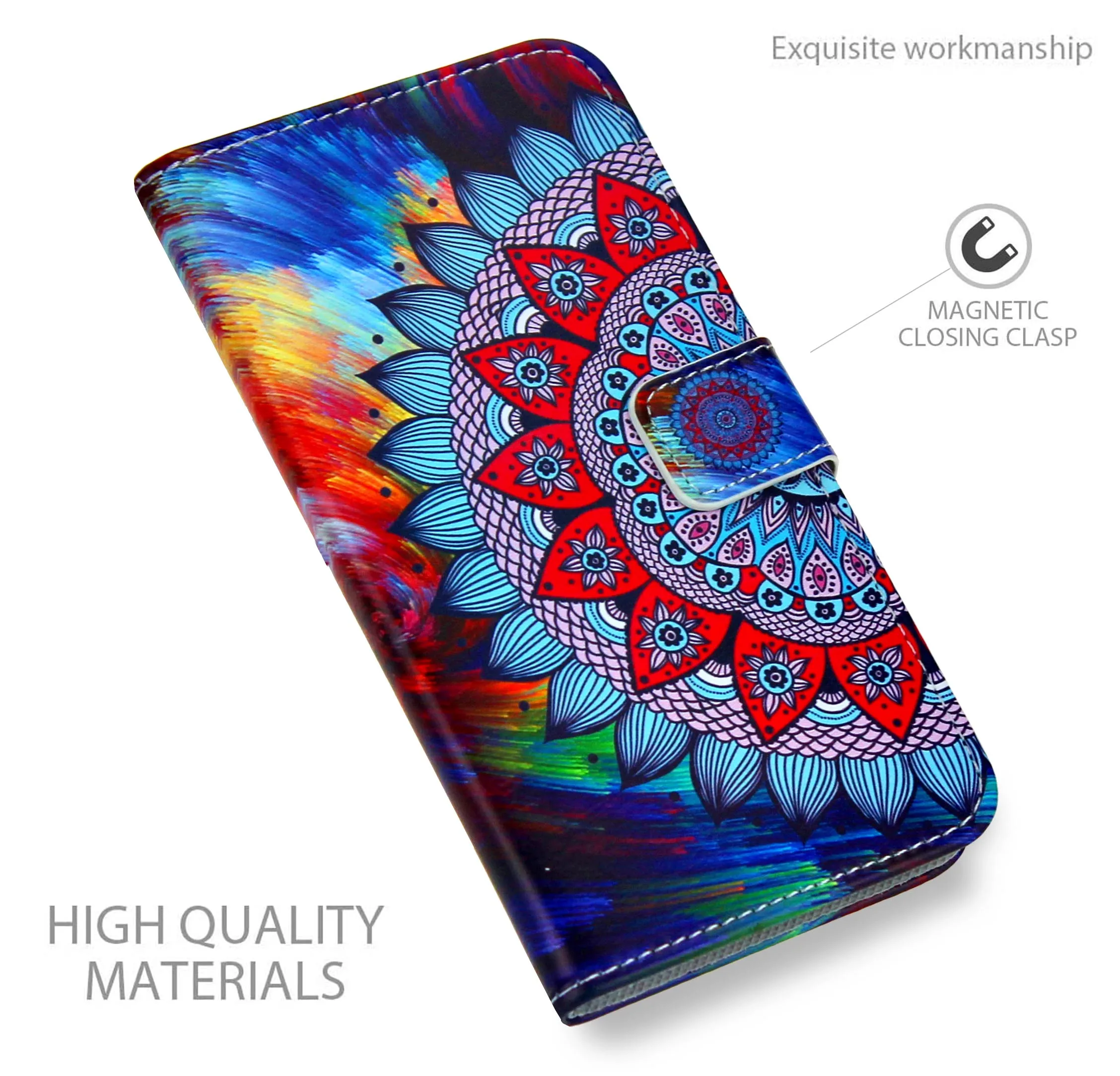 Кожаный чехол-бумажник с рисунком Карманный чехол для Meizu 15 16S 16X M15 M2 M3 M5 M5C M5S M6 M6S M6T