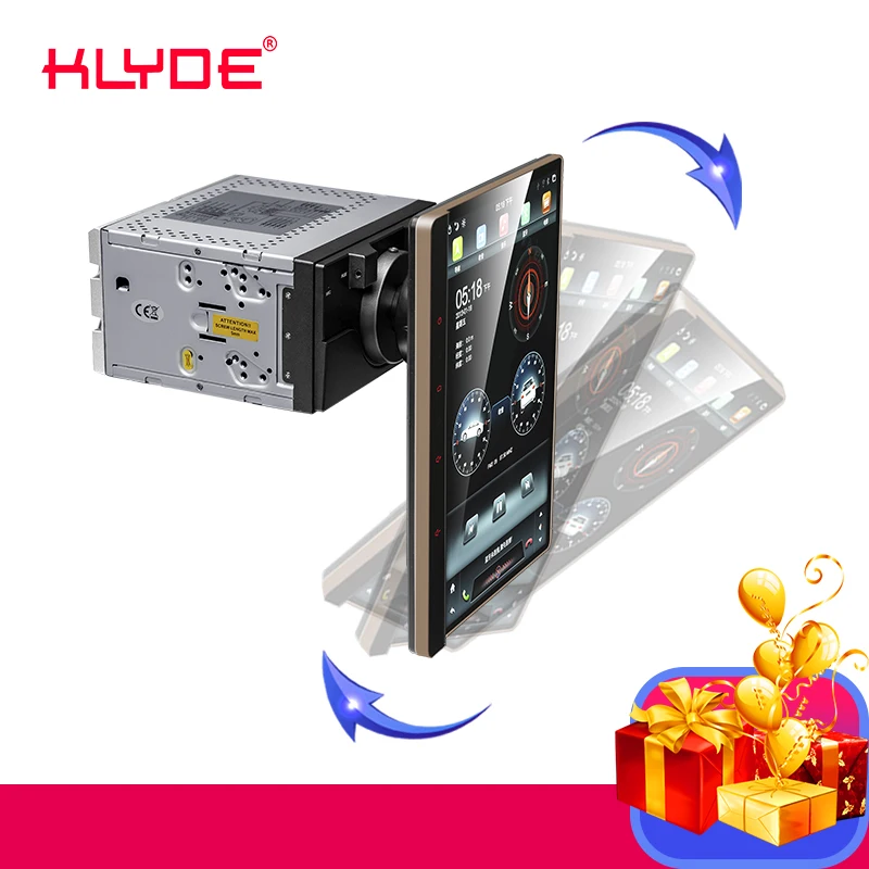 KLYDE KD 8586 Универсальный Android 9 0 dvd плеер автомобиля радио GPS 12 2 дюймов емкостный