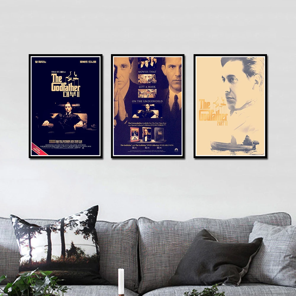 Крестный отец II плакат декоративный DIY настенные холст Стикеры домашний бар арт