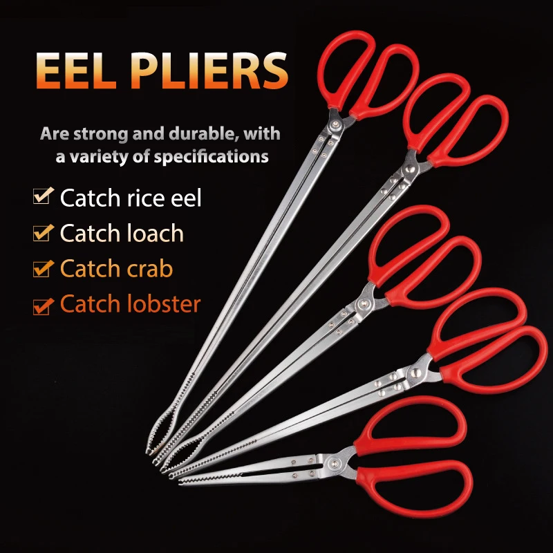 

Pincers Loach Eel Crab Trap Fish Traps Carbon Clip Pliers Clamp Razor Clamp