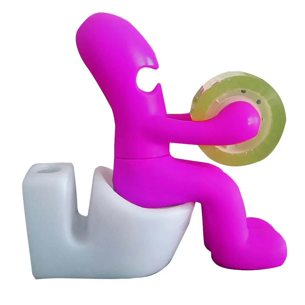 Стыковая станция Многофункциональный Забавный диспенсер для клейкой ленты