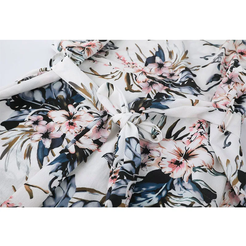 

2019 Hot Women Boho Halter Neck Floral Print High Split Long Maxi Dress for Summer 2020 fashion