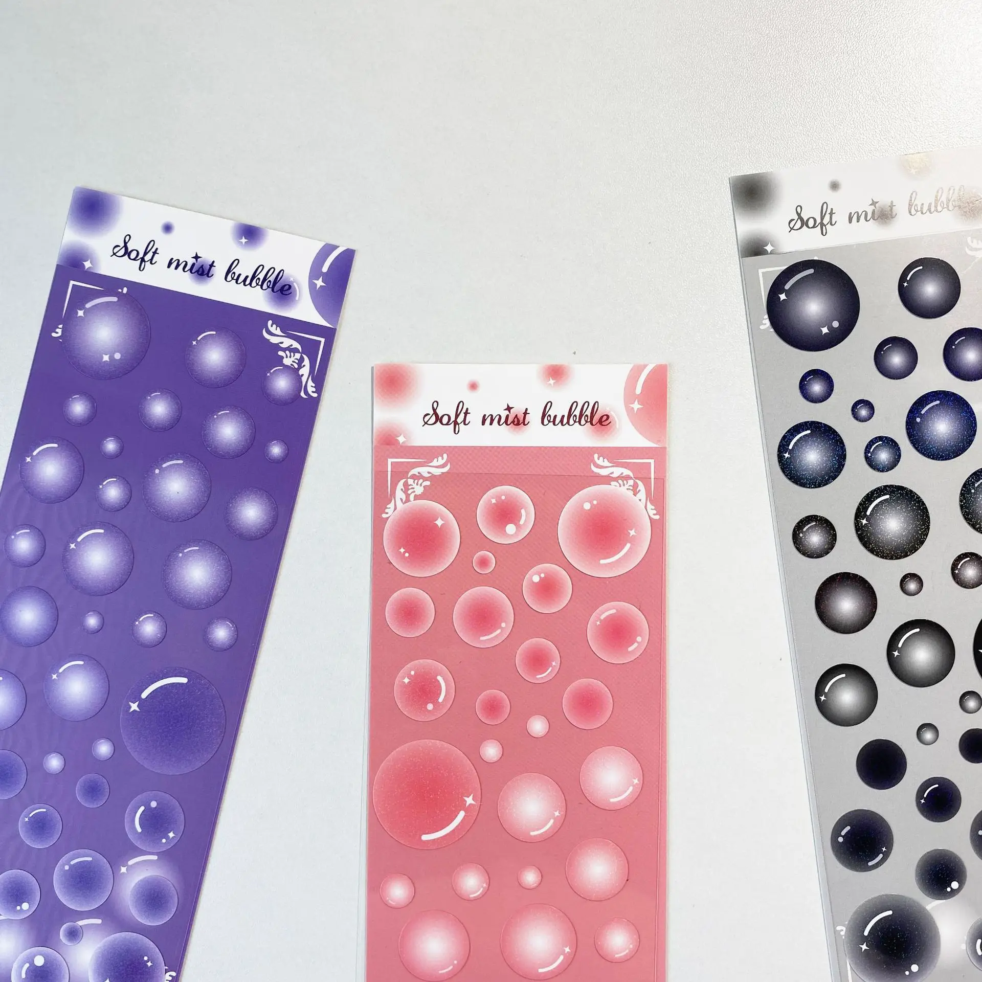 Фантазия красочный пузырьковый лазер Ins Корейская фотография карта счастливый