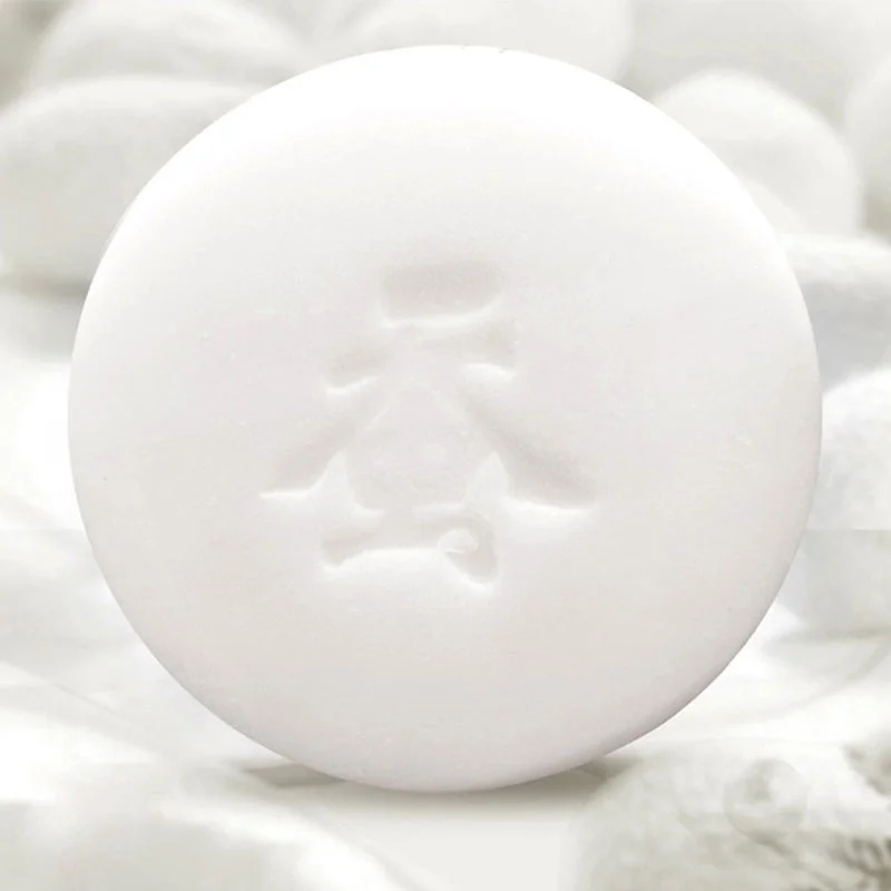 

80g Handmade Goat Milk Silk Soap Shrink Pores Anti Acne Treatment Oil Remover So New