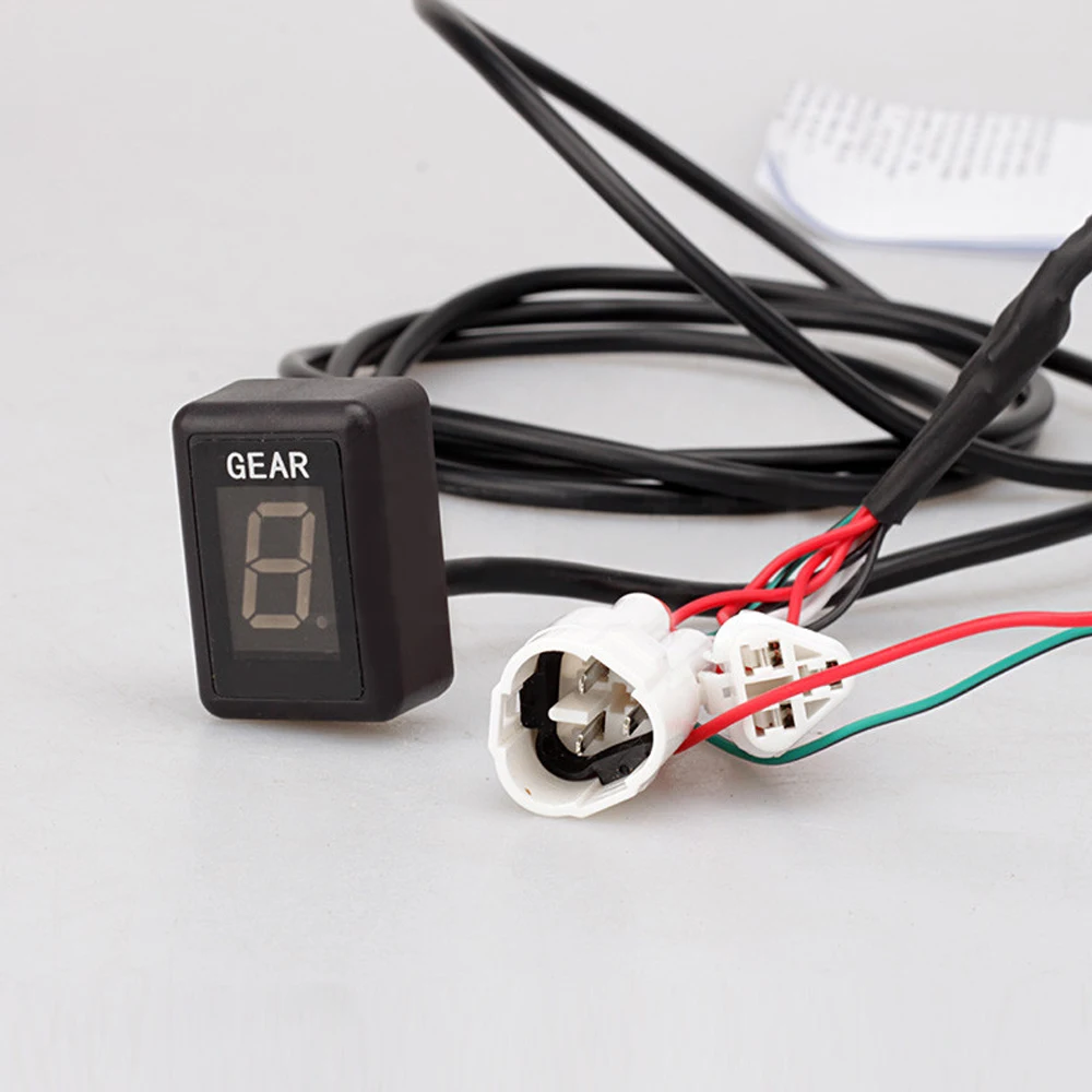 Цифровой индикатор уровня переключения передач AMotorcycle с ЖК-дисплеем 1-6