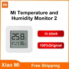 Термометр XIAOMI Mijia глобальная версия BT, 2 ЖК-экрана, беспроводной умный датчик температуры и влажности без батареи