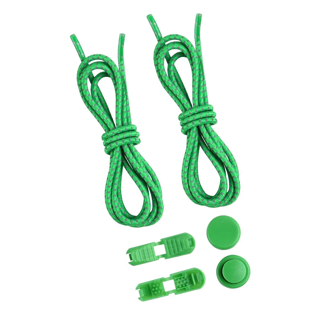 6Pair/Set 4 colors Sneaker ShoeLaces Elastic No Tie Shoe Laces Stretching Lock Lazy laces Quick Rubber Shoelace strings New | Спорт и