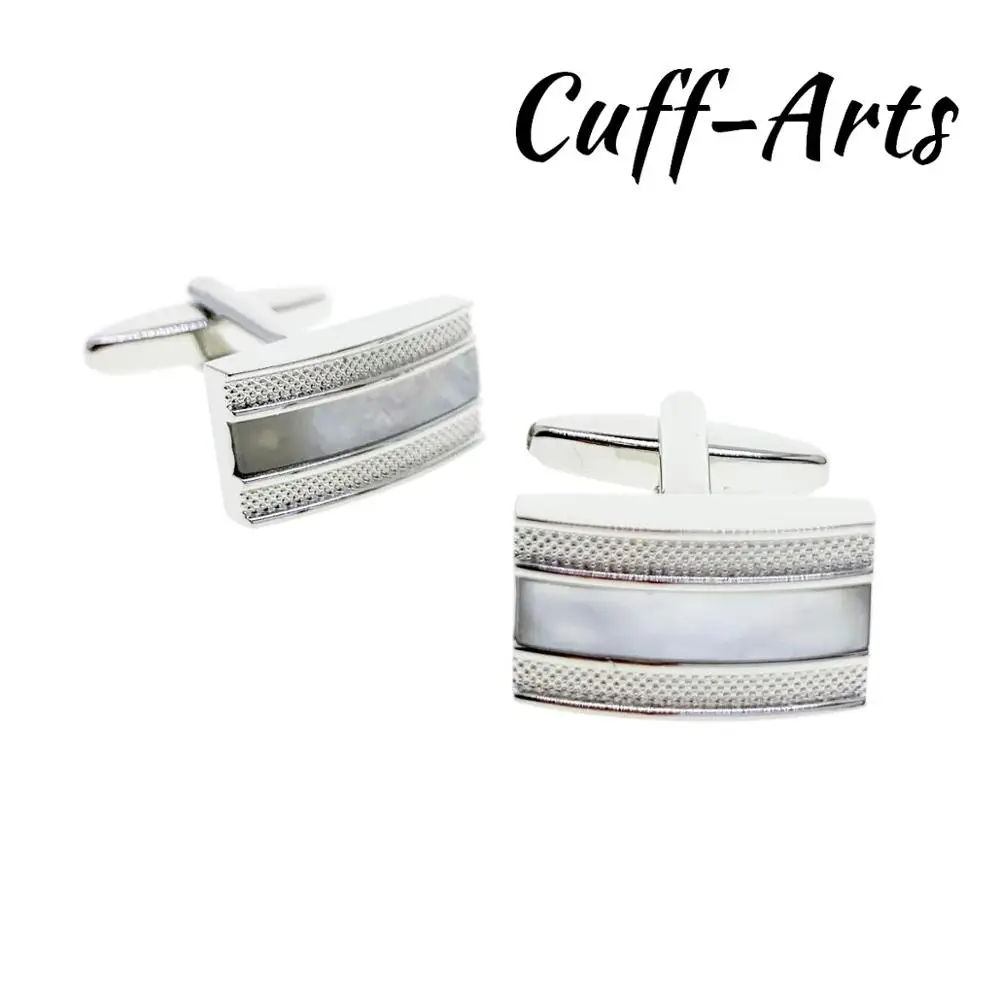 Запонки для мужчин перламутровые запонки в виде ракушек подарок Gemelos Gemelli