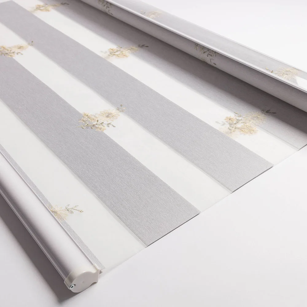 Штора с вышивкой Зебра простой и прозрачный шнурок для окон узкое Горизонтальное