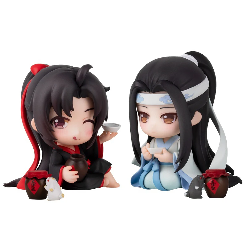 

Dao Master Anime Action Figures Model Cute Children Ornaments Toys Girls Small Toys Gifts Lovely Wei Wuxian Lan Wangji Figure