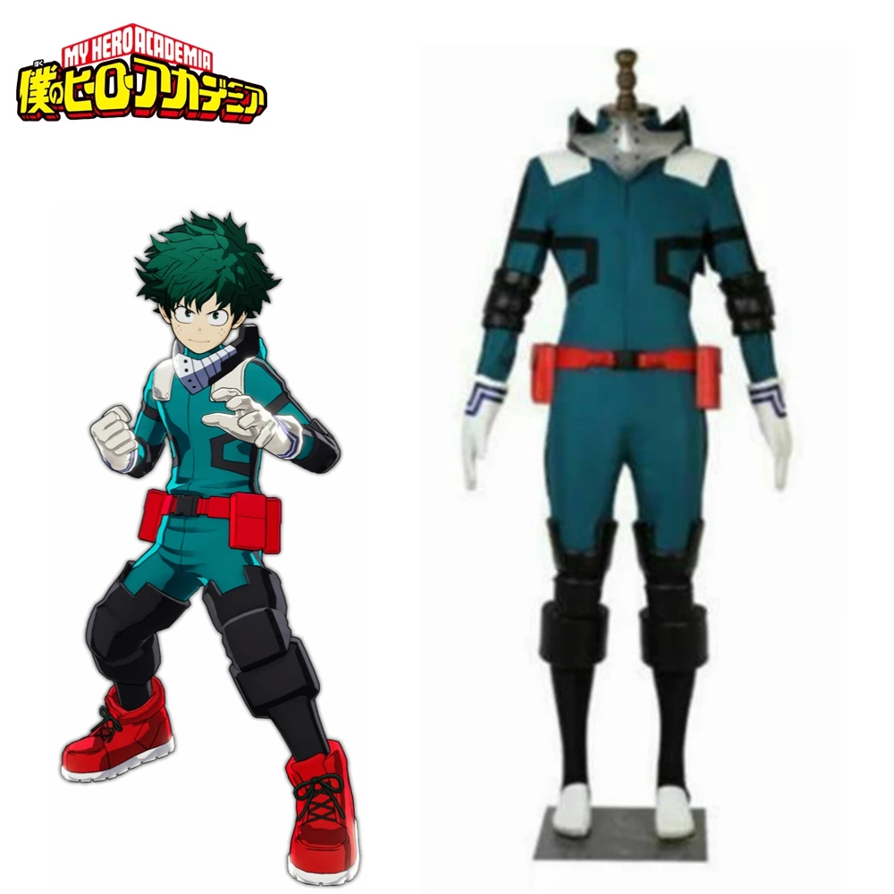 Мой герой Academy Косплей Midoriya izku Deku боевой косплей костюм унисекс костюм комплект