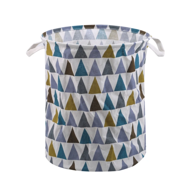 

Cotton Linen Cloth Art Folding Waterproof Dirty Clothes Basket Large Capacity Clothes Storage Bag Children's Toy Storage Bucket