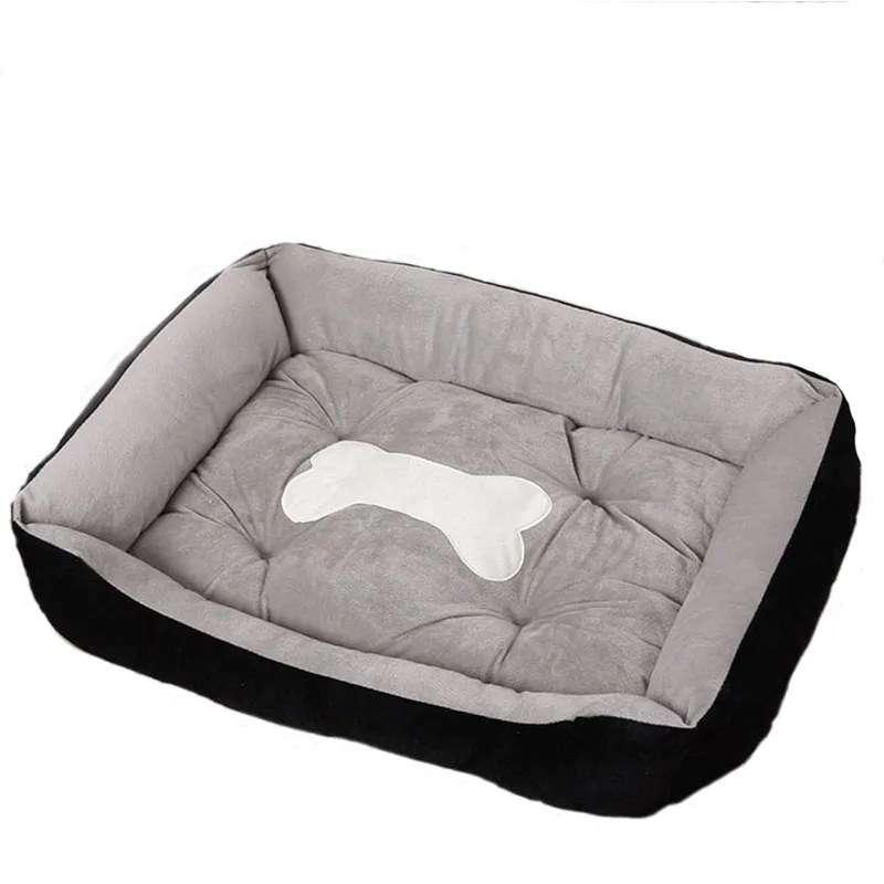 Кровать для собаки зимняя утолщенная теплая кровать питомца маленьких средних