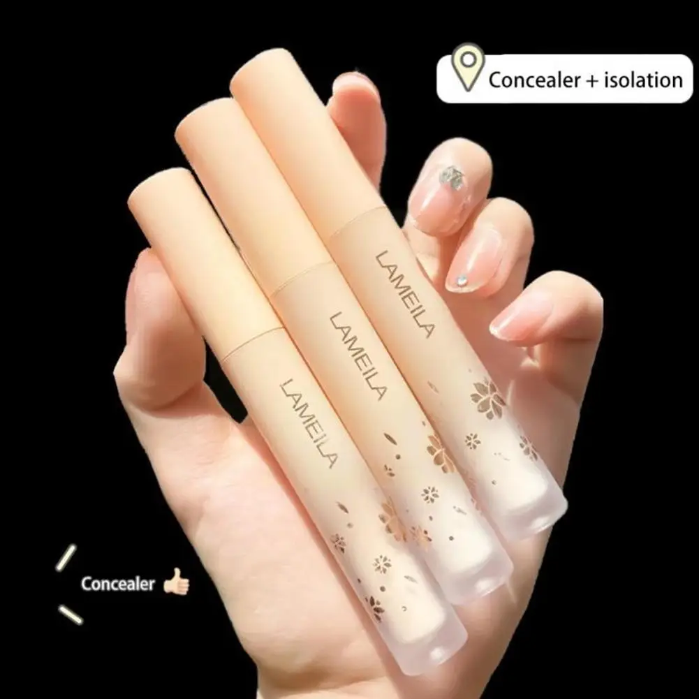 

3 Colors Liquid Concealer High Covering Moisturizing Foundation Circles Oil Dark Pores Invisible Face Makeup Control Freckl Z7t3