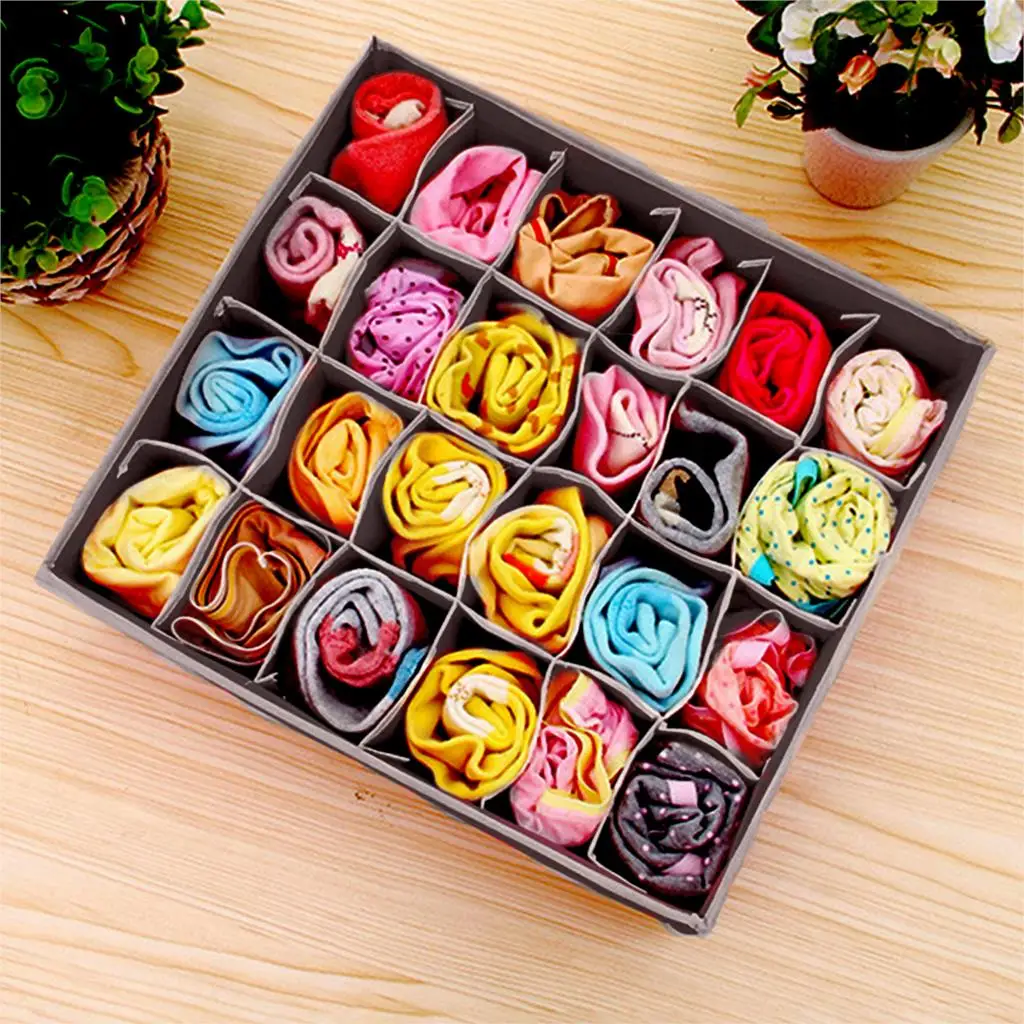 4 шт. ящики для хранения нижнего белья носки разделитель ящика с крышкой нижнее